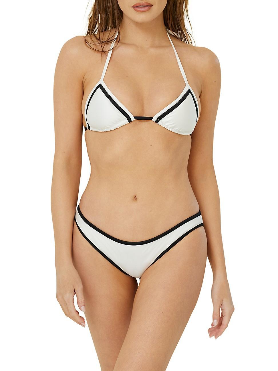 Womens Haleyybaylee x PQ Piped Triangle Ruched Bikini Product Image