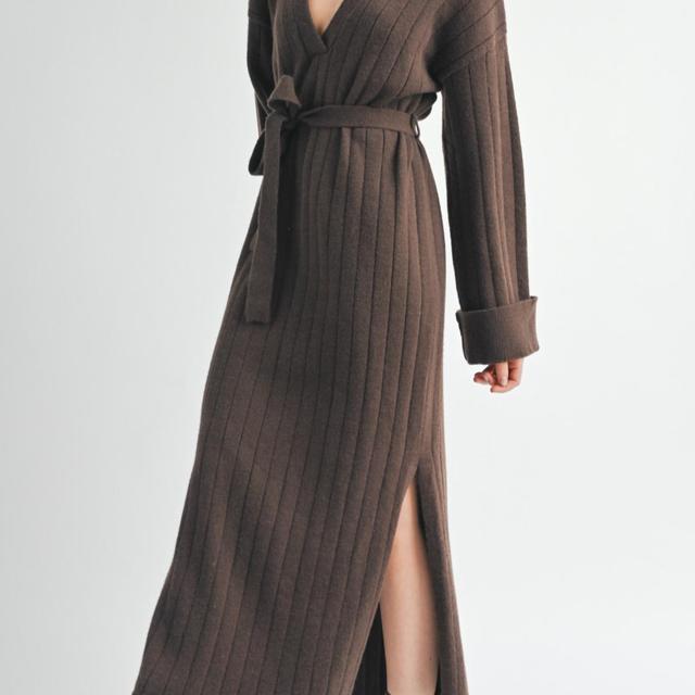 SWEATER MIDI DRESS Product Image