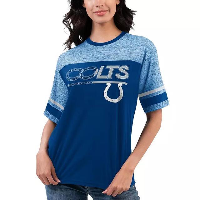 Womens G-III 4Her by Carl Banks Royal Indianapolis Colts Track T-Shirt Product Image