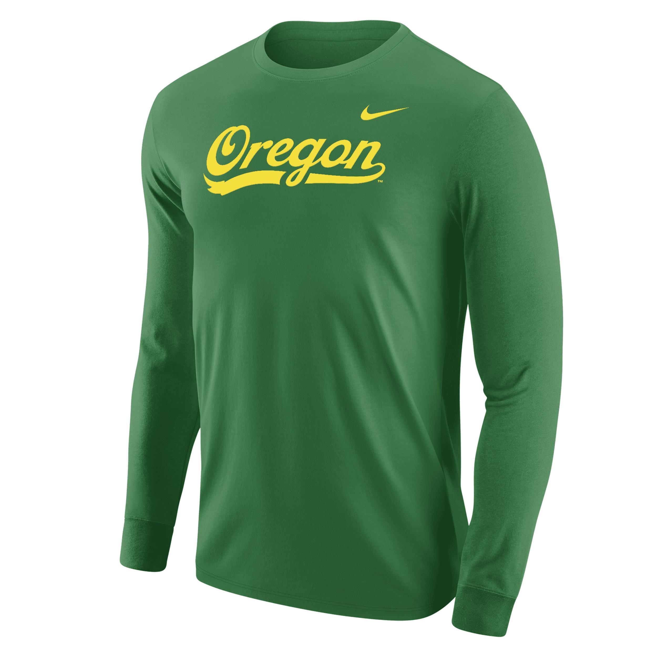 Oregon Nike Men's College Long-Sleeve T-Shirt Product Image