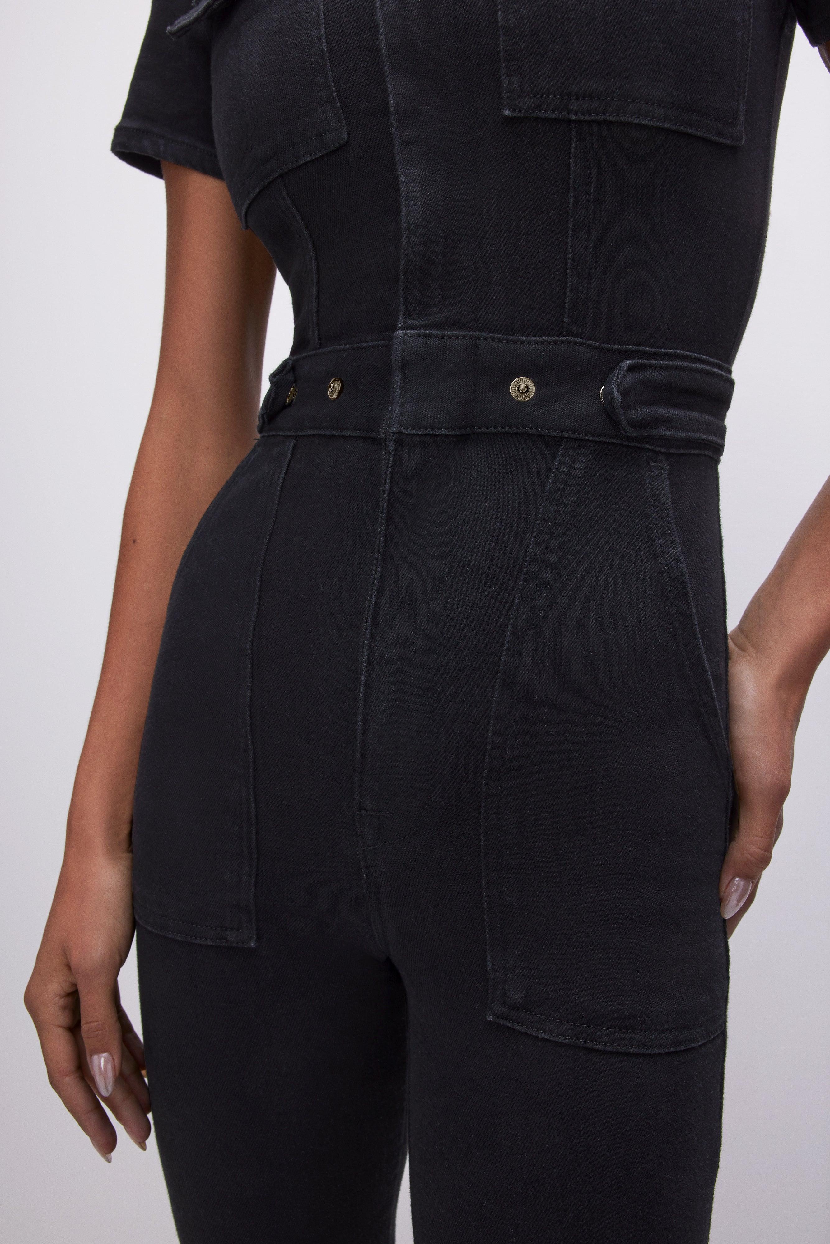 FIT FOR SUCCESS BOOTCUT JUMPSUIT | BLACK001 Product Image