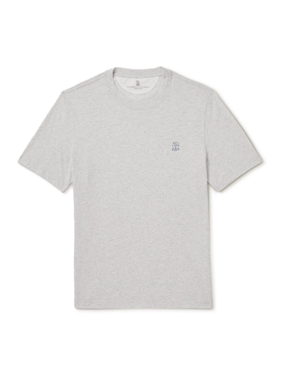 BRUNELLO CUCINELLI T-shirts In White Product Image