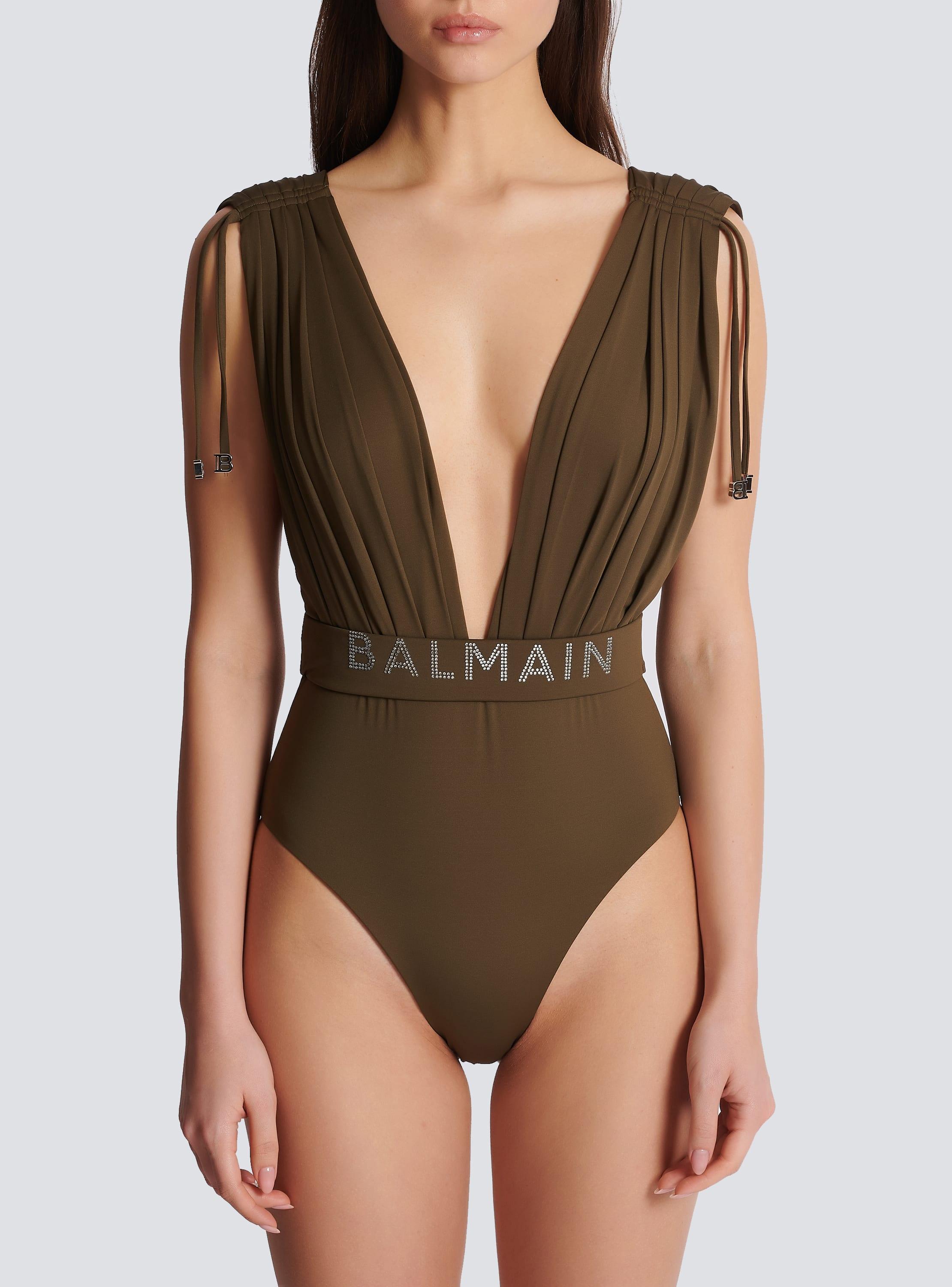 Draped swimsuit Product Image