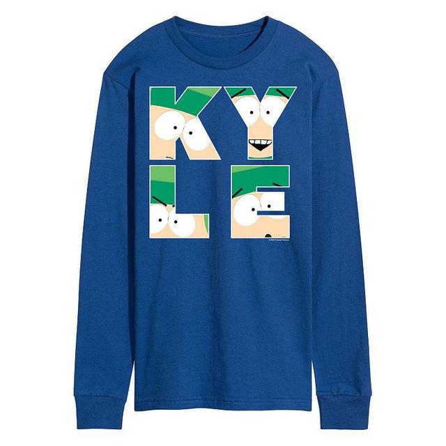 Mens South Park Kyle Long Sleeve Graphic Tee Product Image