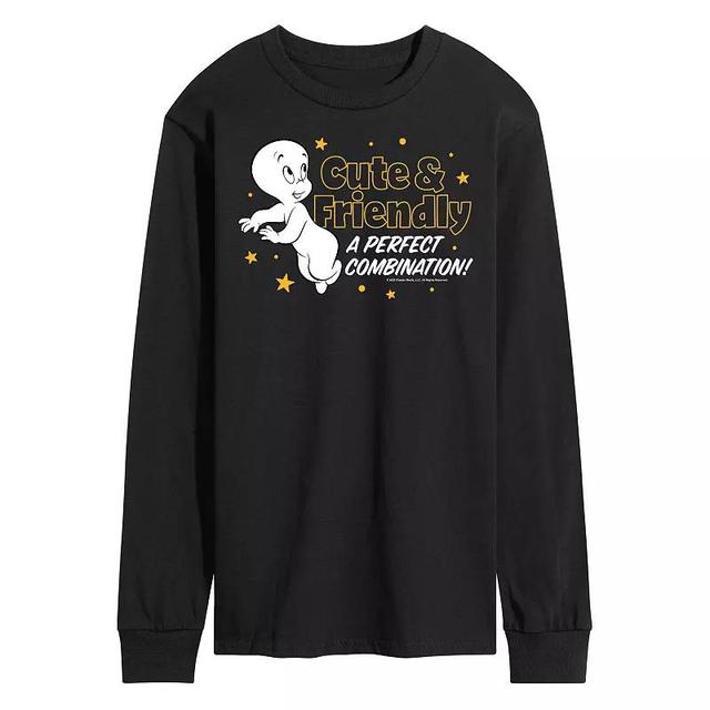 Mens Casper Cute And Friendly Long Sleeve Tee Product Image