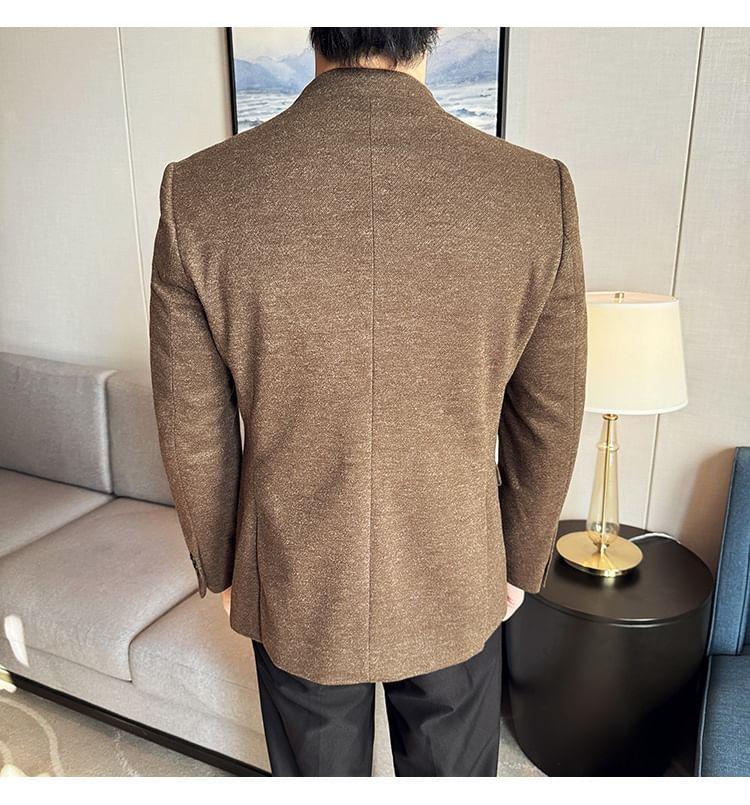 Plain Single-Breasted Jacket Product Image