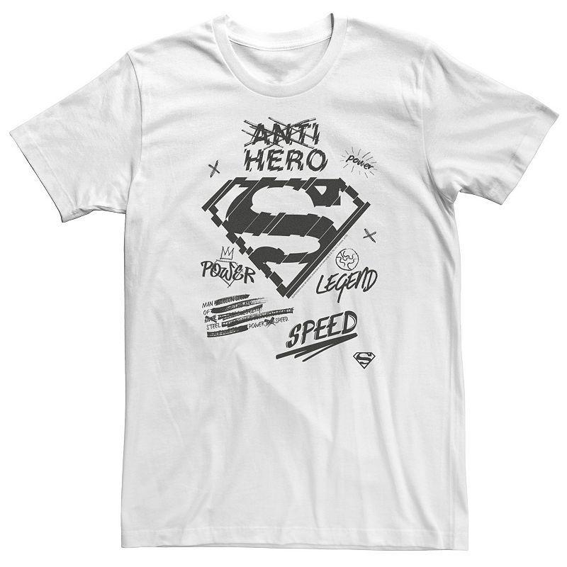 Mens DC Comics Superman Sketched Chest Logo Graphic Tee Product Image