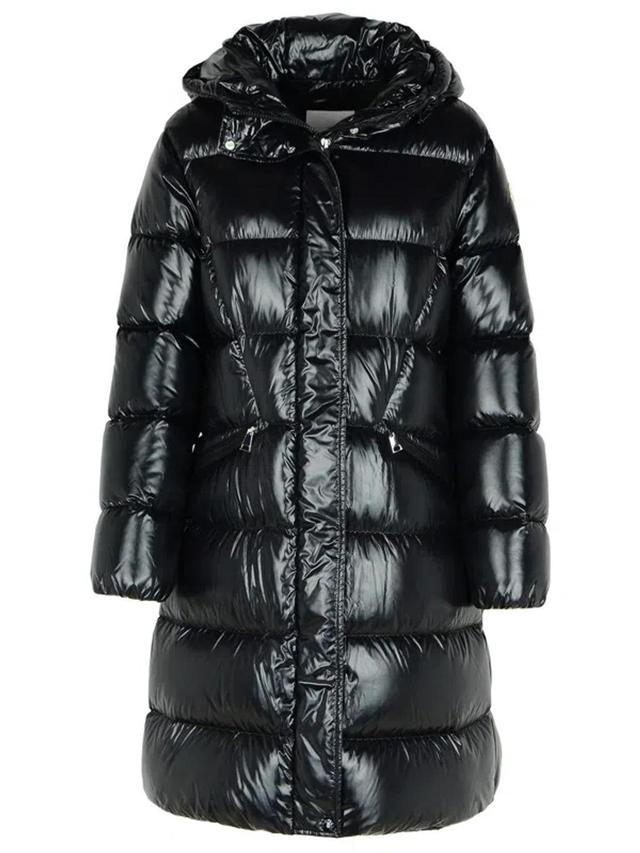 MONCLER Long Down Jacket In Black Product Image