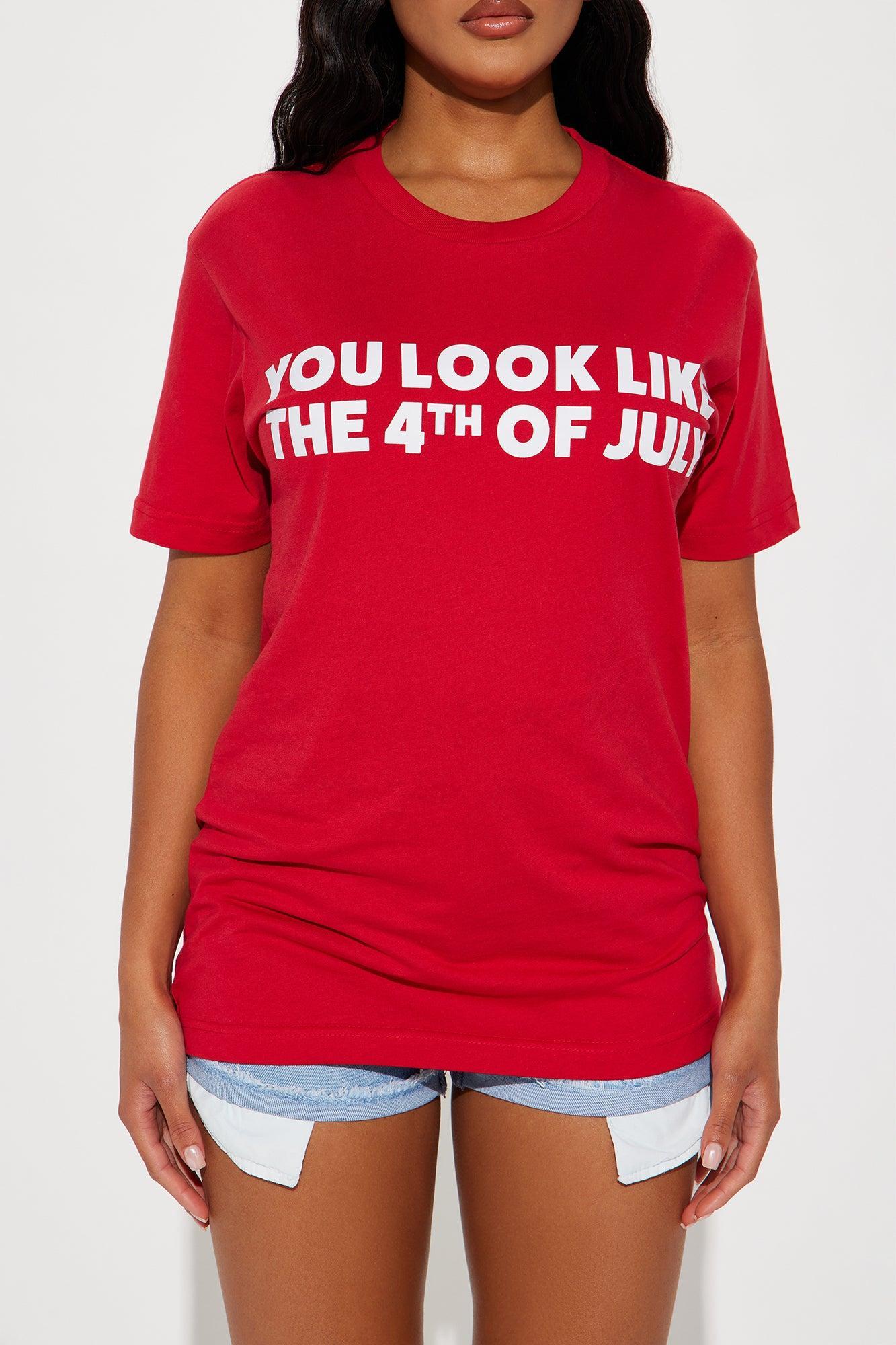 Lookin Like The 4th Of July Tee - Red Product Image