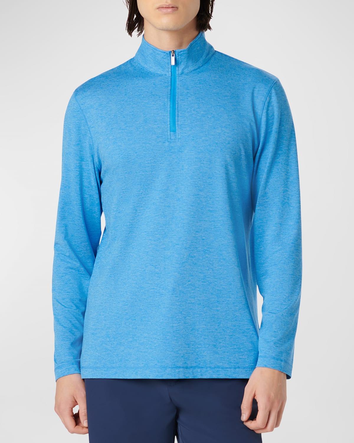 Mens UV50 Performance Quarter-Zip Sweater Product Image