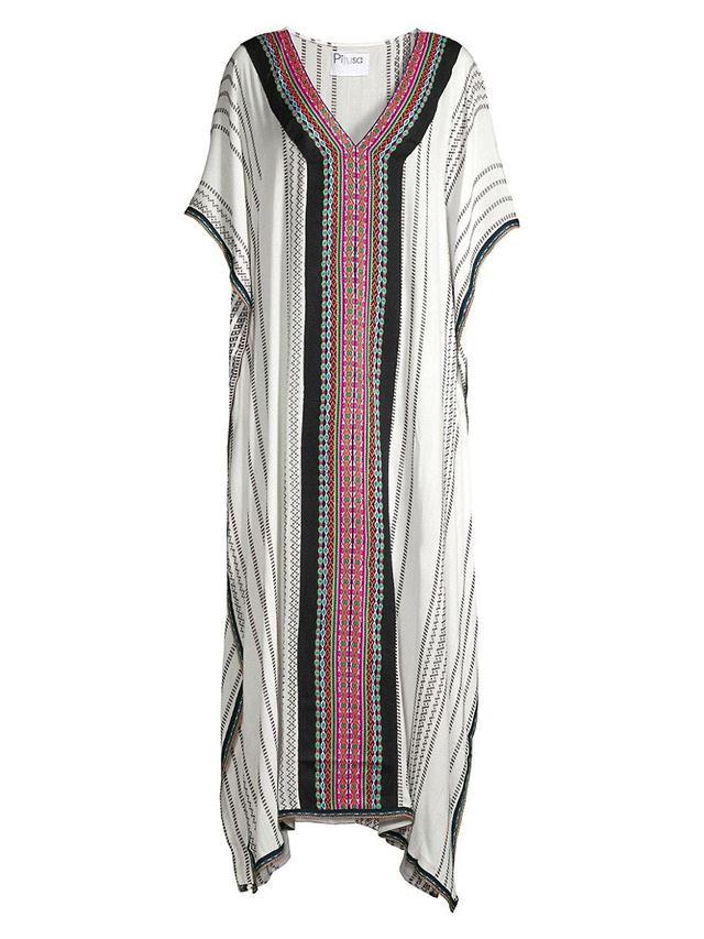 Womens Chevron Patterned Robe Product Image