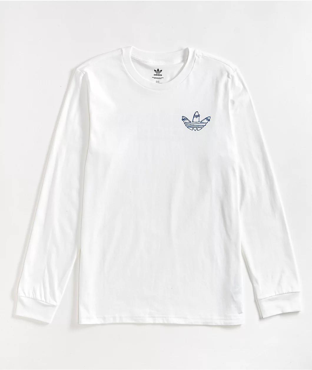 adidas x Henry Jones White Long Sleeve T-Shirt Product Image