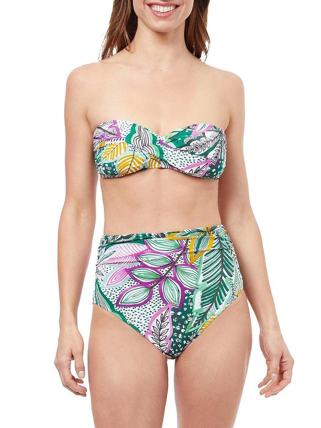 Womens Tropic Boom Bandeau Bikini Top Product Image