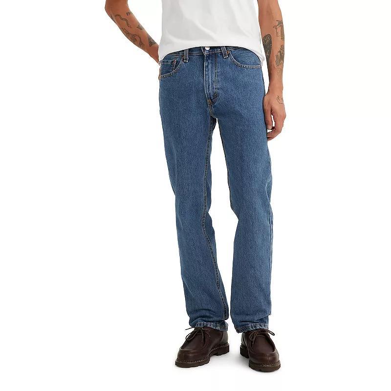 Mens Levis 505 Regular Fit Jeans Product Image