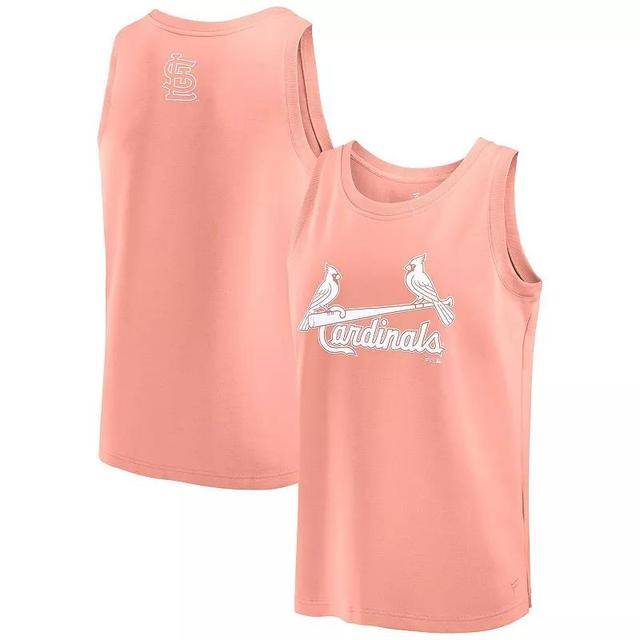 Mens Fanatics Coral St. Louis Cardinals Elements Tank Top Product Image