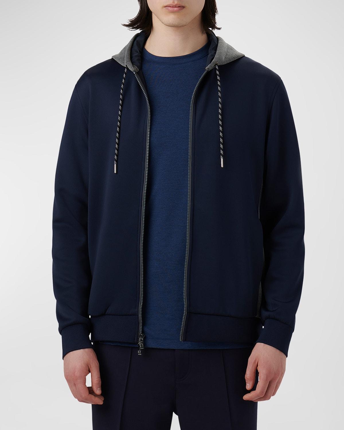 Mens Soft Touch Full-Zip Hooded Jacket Product Image