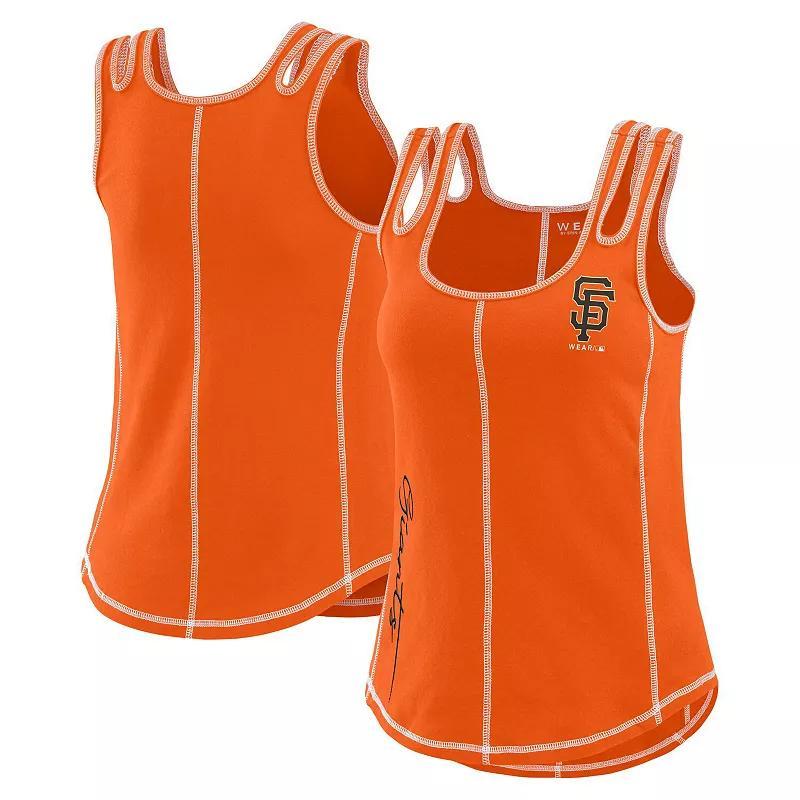 Womens WEAR by Erin Andrews San Francisco Giants Contrast Stitch Tank Top Product Image