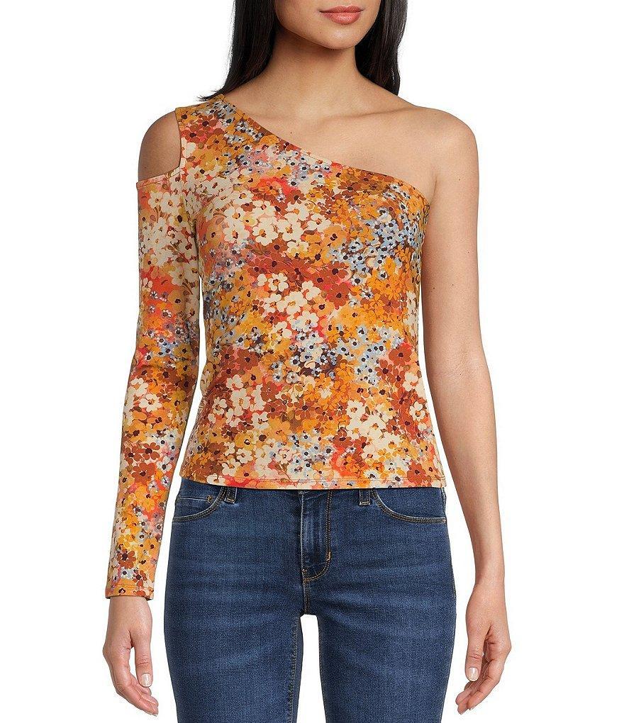 Guess One Sleeve Heidi Printed Top Product Image