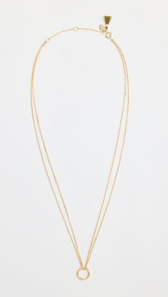 SHASHI Circle Necklace | Shopbop Product Image