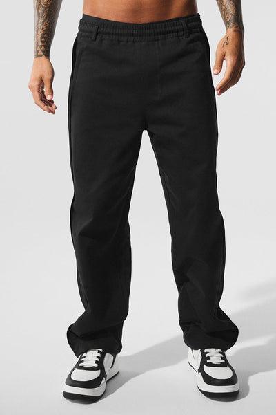 Edition Sueded Straight Leg Pant - Black Product Image