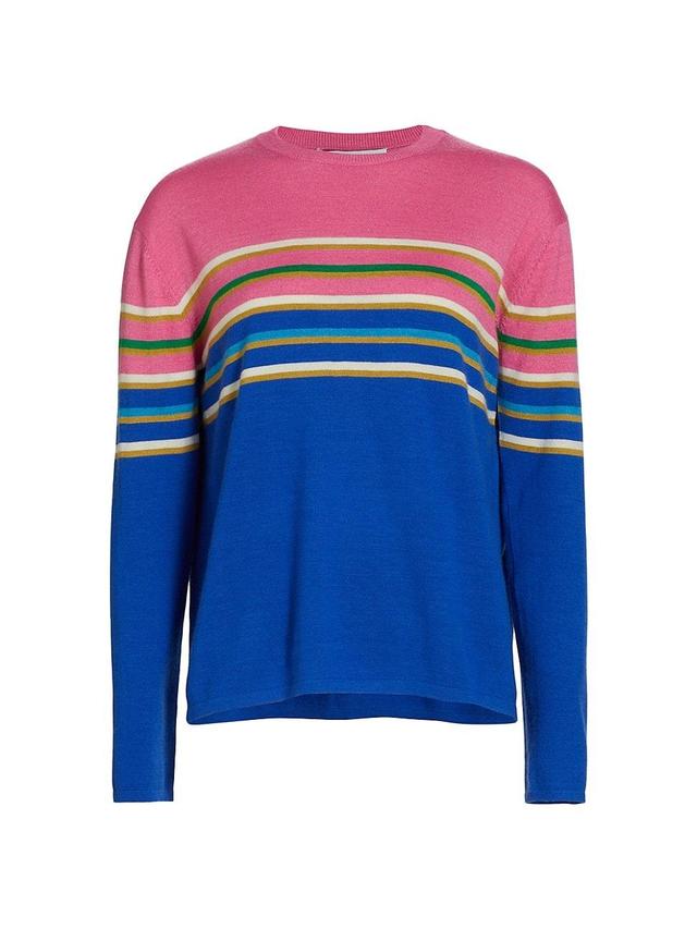 Womens Striped Cashmere-Blend Sweater Product Image