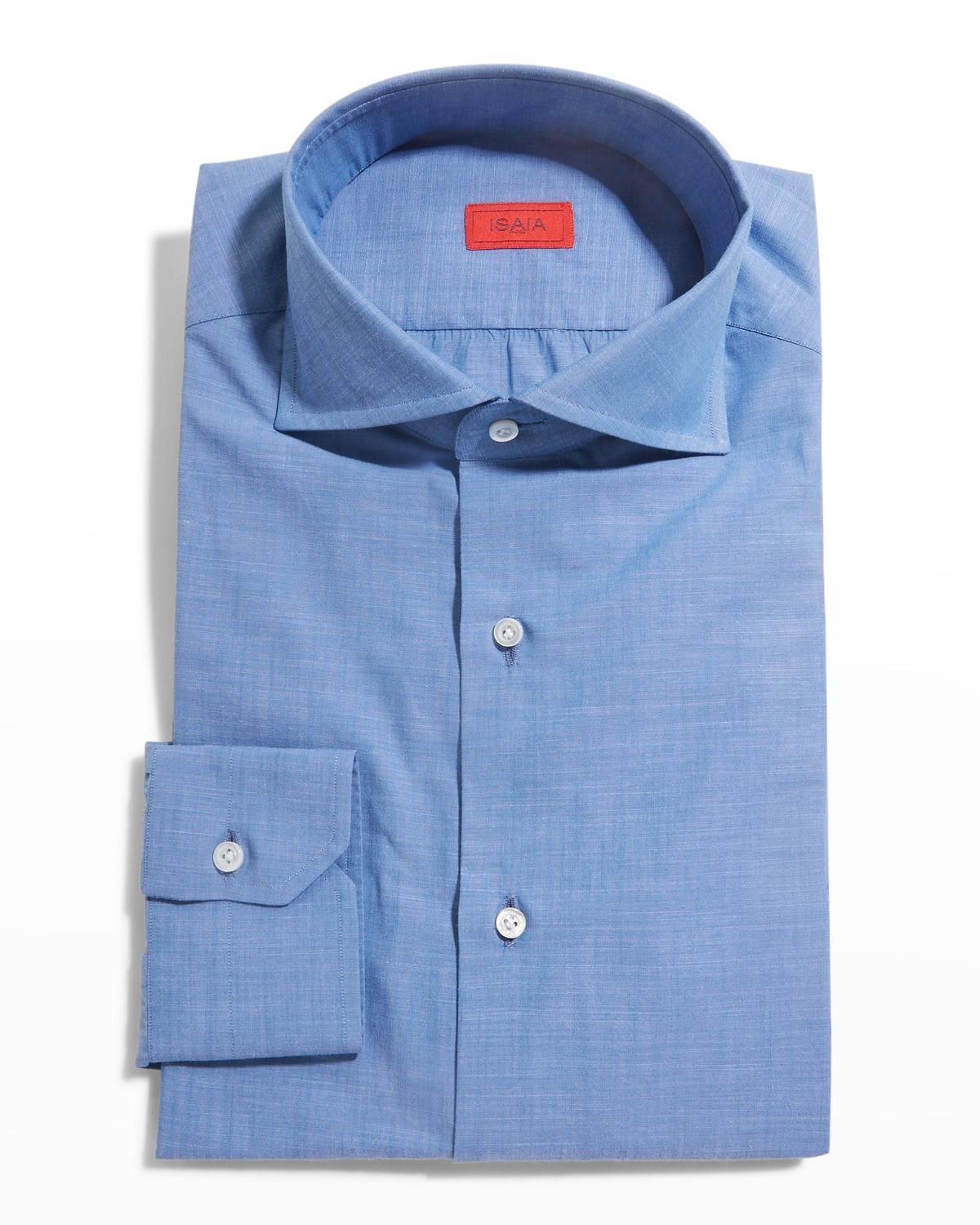 Mens Chambray Dress Shirt Product Image