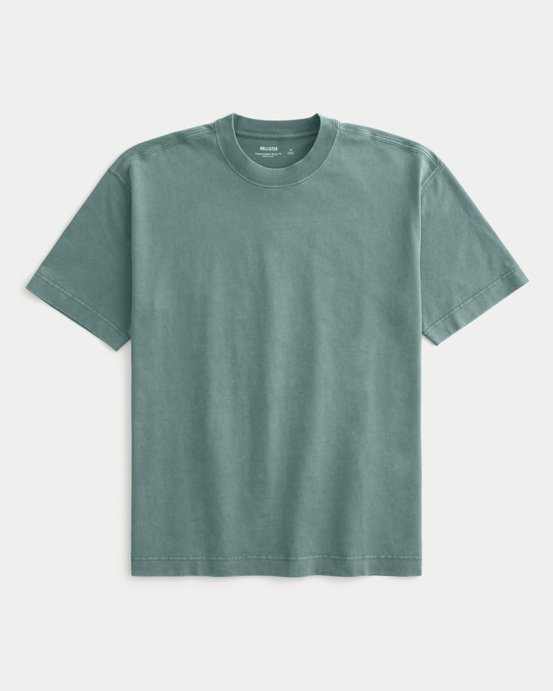 Boxy Washed Heavyweight Crew T-Shirt Product Image