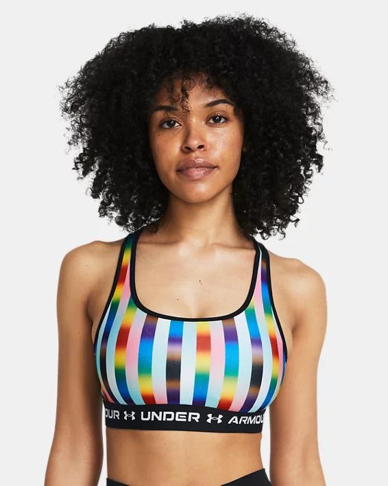 Women's UA Crossback Mid Pride Sports Bra Product Image