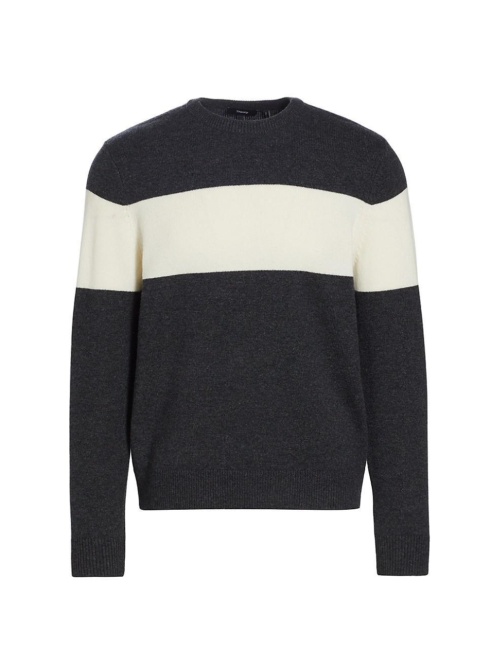 Mens Hilles Striped Wool-Blend Sweater Product Image