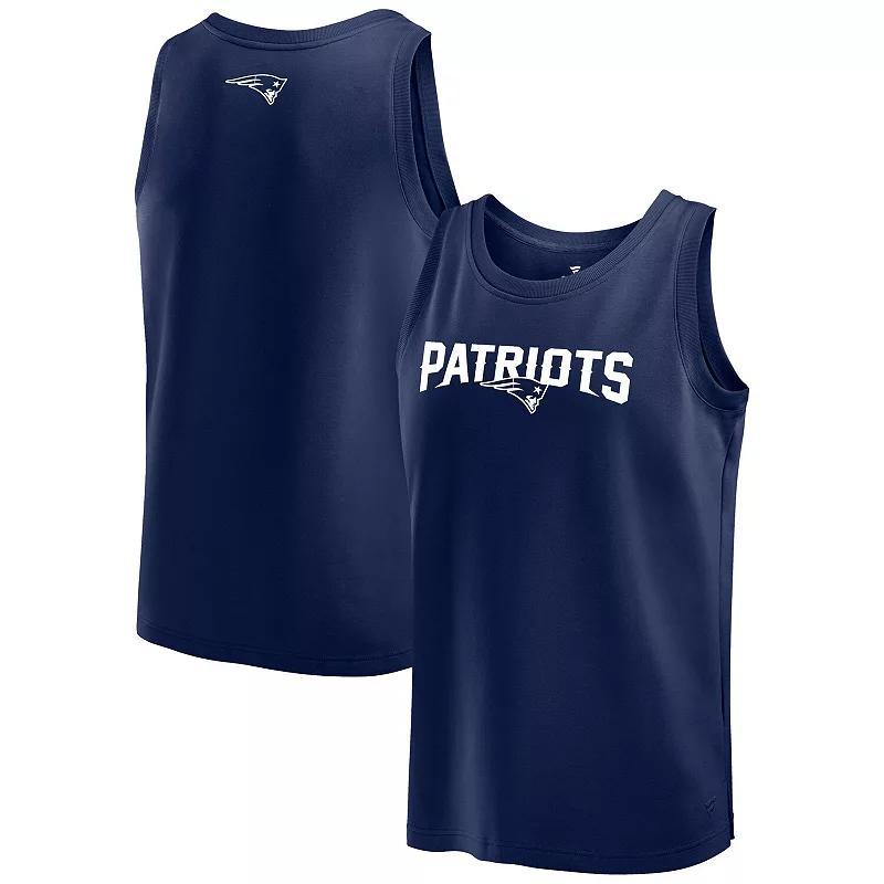 Mens Fanatics New England Patriots Elements Tank Top Blue Product Image