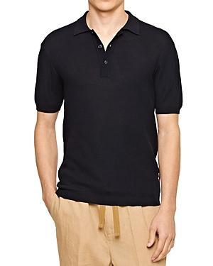 Mens Maranon Mercerized Waffle Stitch Polo Shirt Product Image