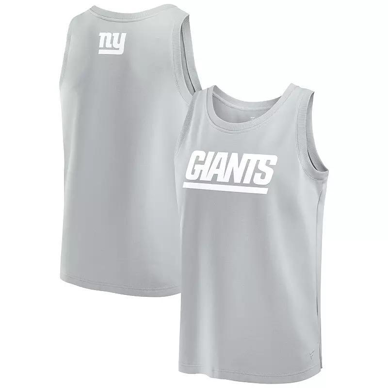 Mens Fanatics Gray New York Giants Elements Tank Top Product Image