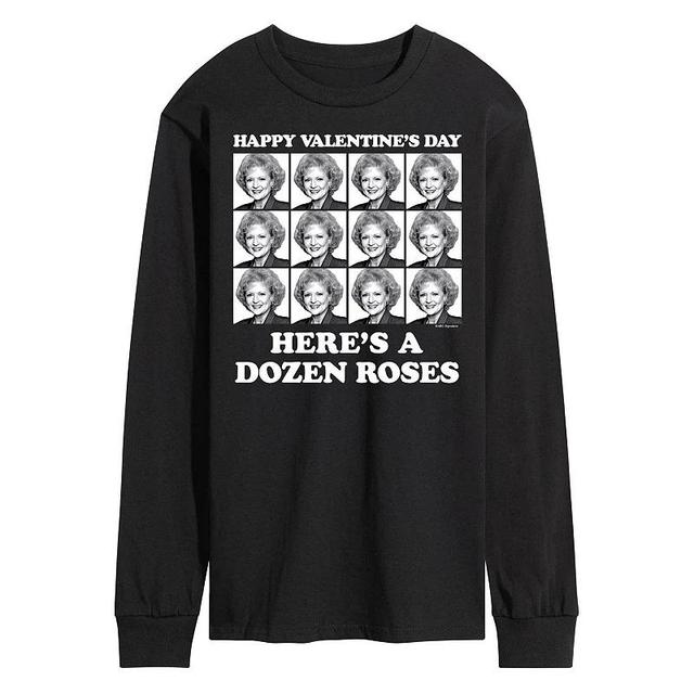 Mens Golden Girls Dozen Roses Long Sleeve Tee Product Image