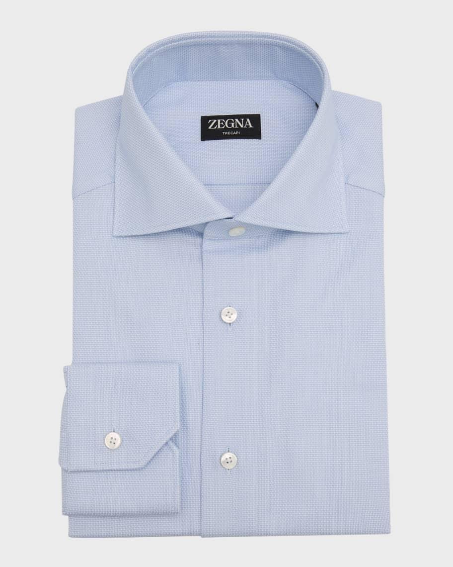 Mens Trecapi Cotton Dress Shirt Product Image