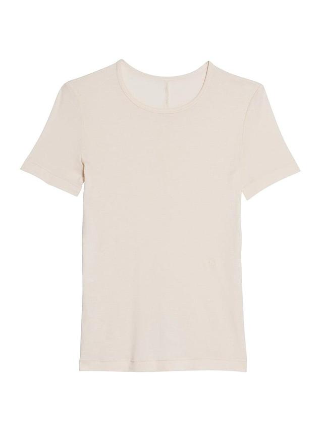 Helmut Lang Rib T-shirt Ivory. (also in ). Product Image