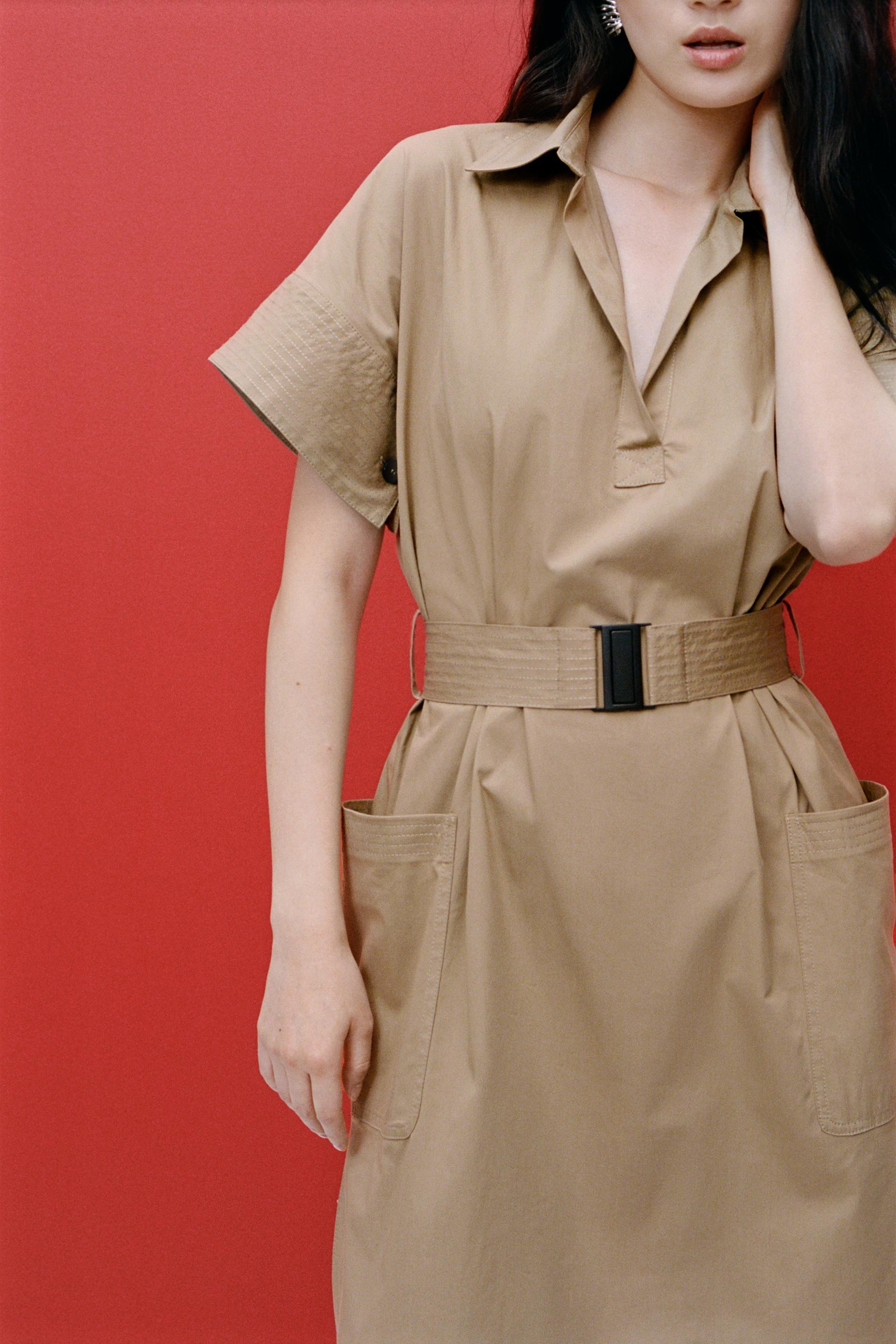 BELTED SHIRTDRESS ZW COLLECTION Product Image