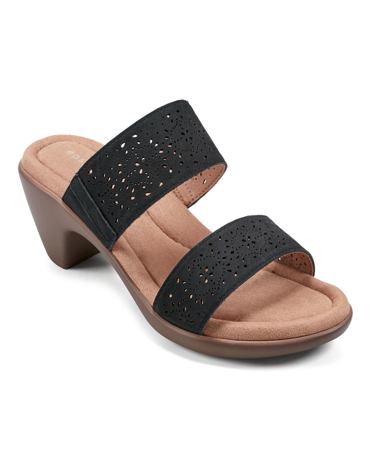 Easy Spirit Womens Crista Slip-On Round Toe Heeled Sandals Product Image