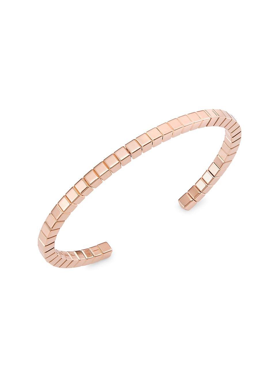 Womens Ice Cube 18K Rose Gold Cuff Product Image