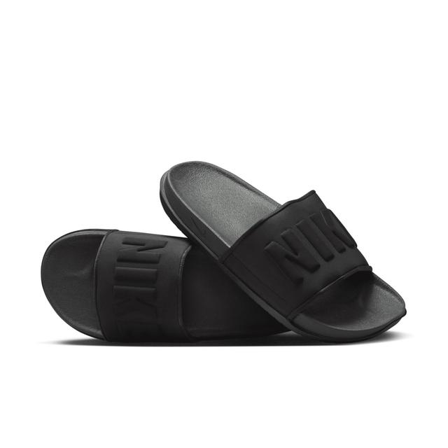 Nike Offcourt Mens Slide Sandals Grey Black Product Image