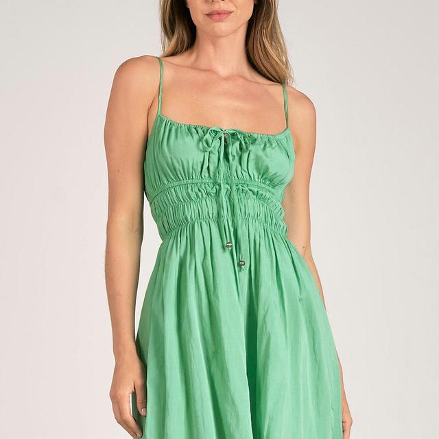 Mint Smocked Top Dress Product Image