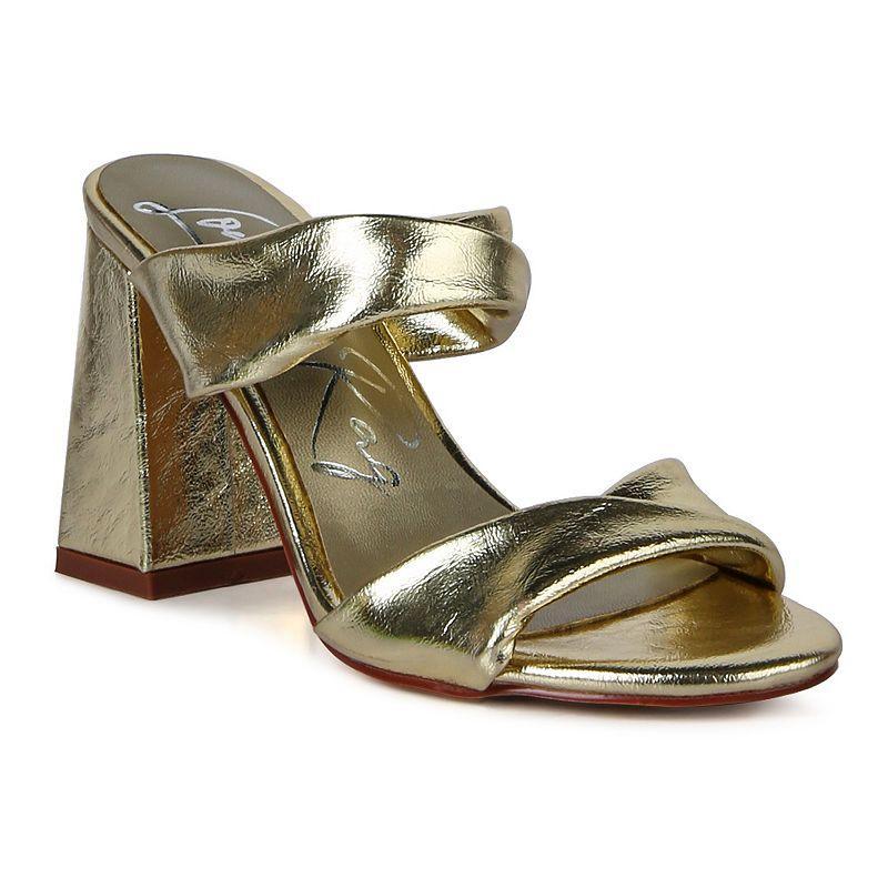 Womens Hot Mess Puffy Block Heel Sandals Product Image