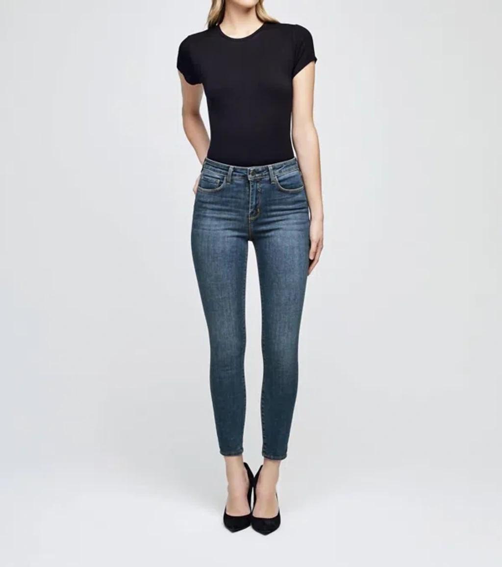 Marguerite High Rise Skinny Jean In New Vintage In Blue Product Image