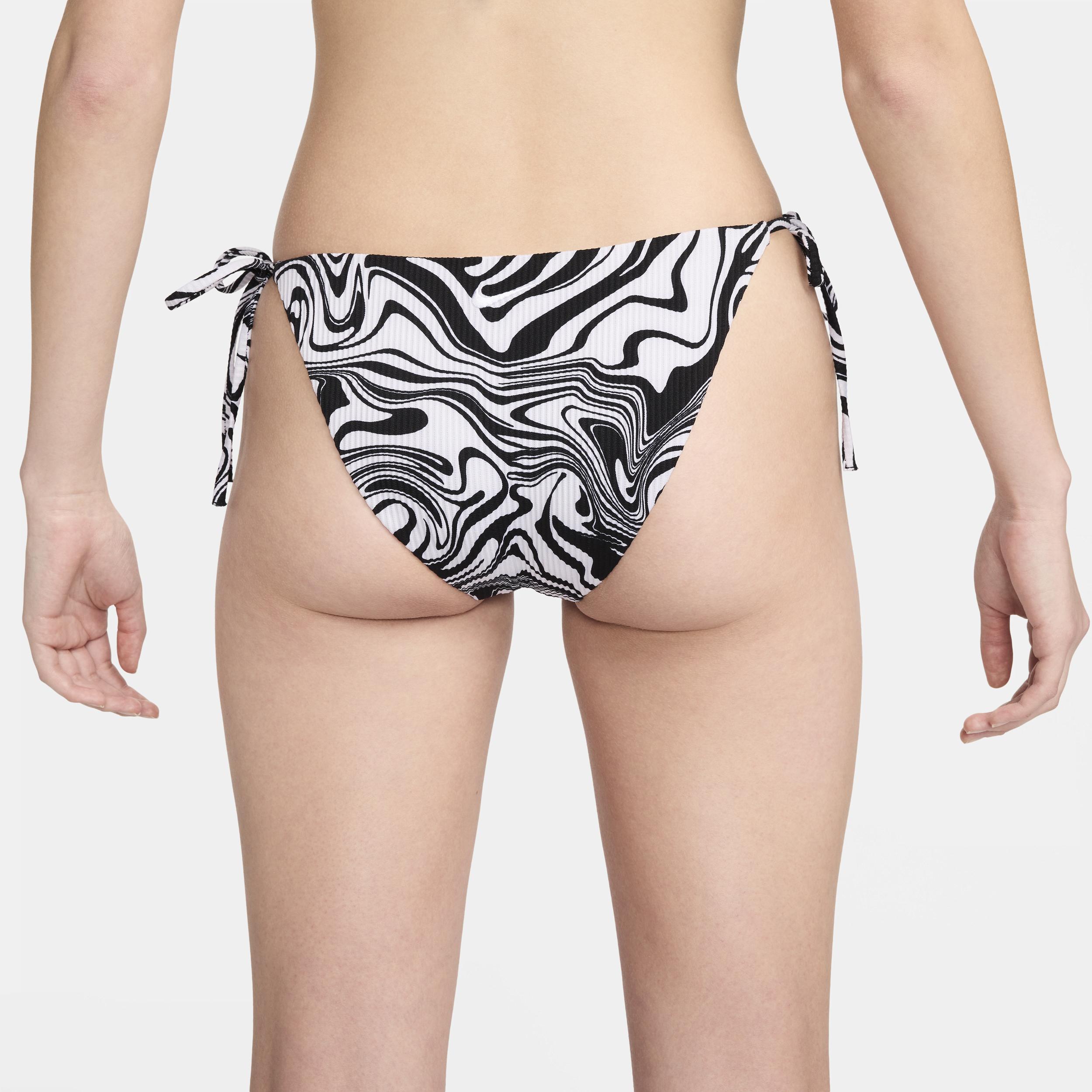 Nike Women's Swim Swirl String Bikini Bottom Product Image