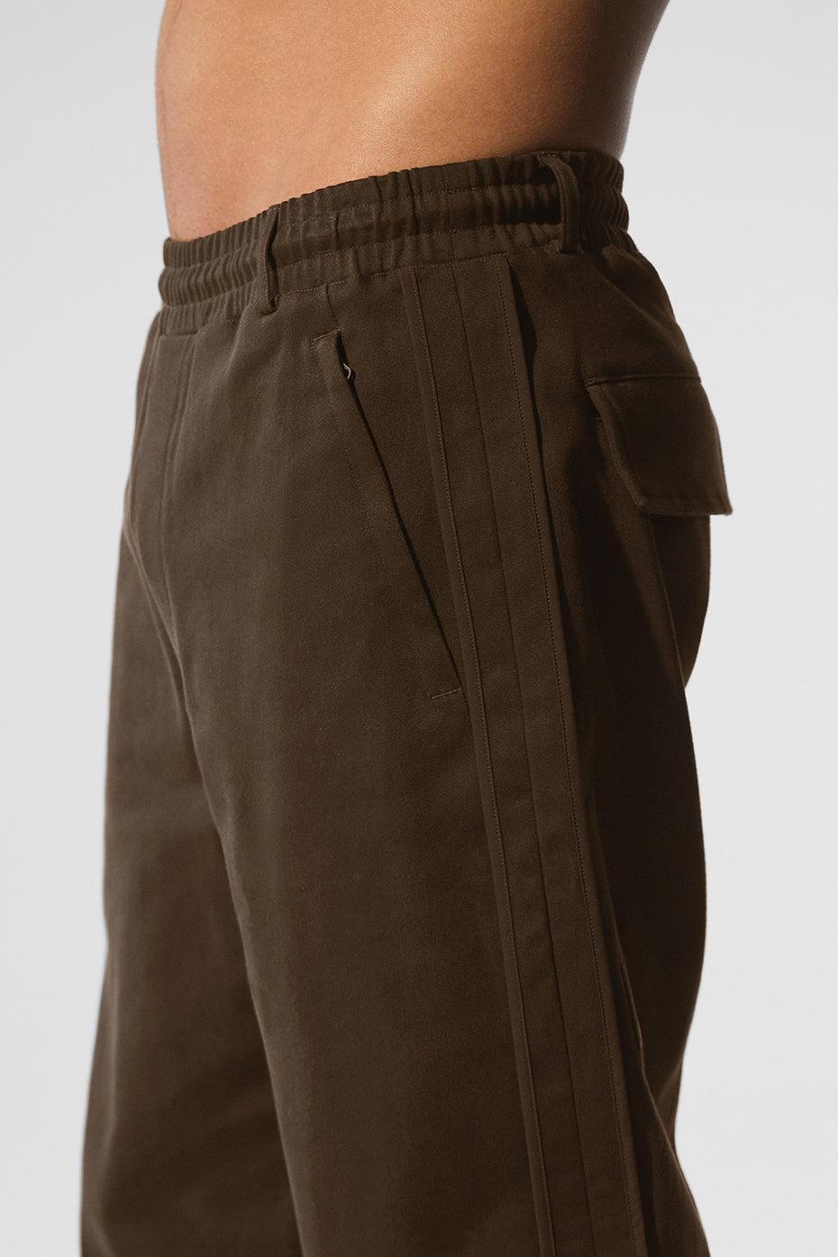 Edition Sueded Straight Leg Pant - Espresso Male Product Image