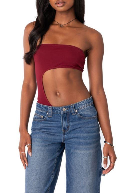 Womens Indy Asymmetric Cut Out Bodysuit Product Image