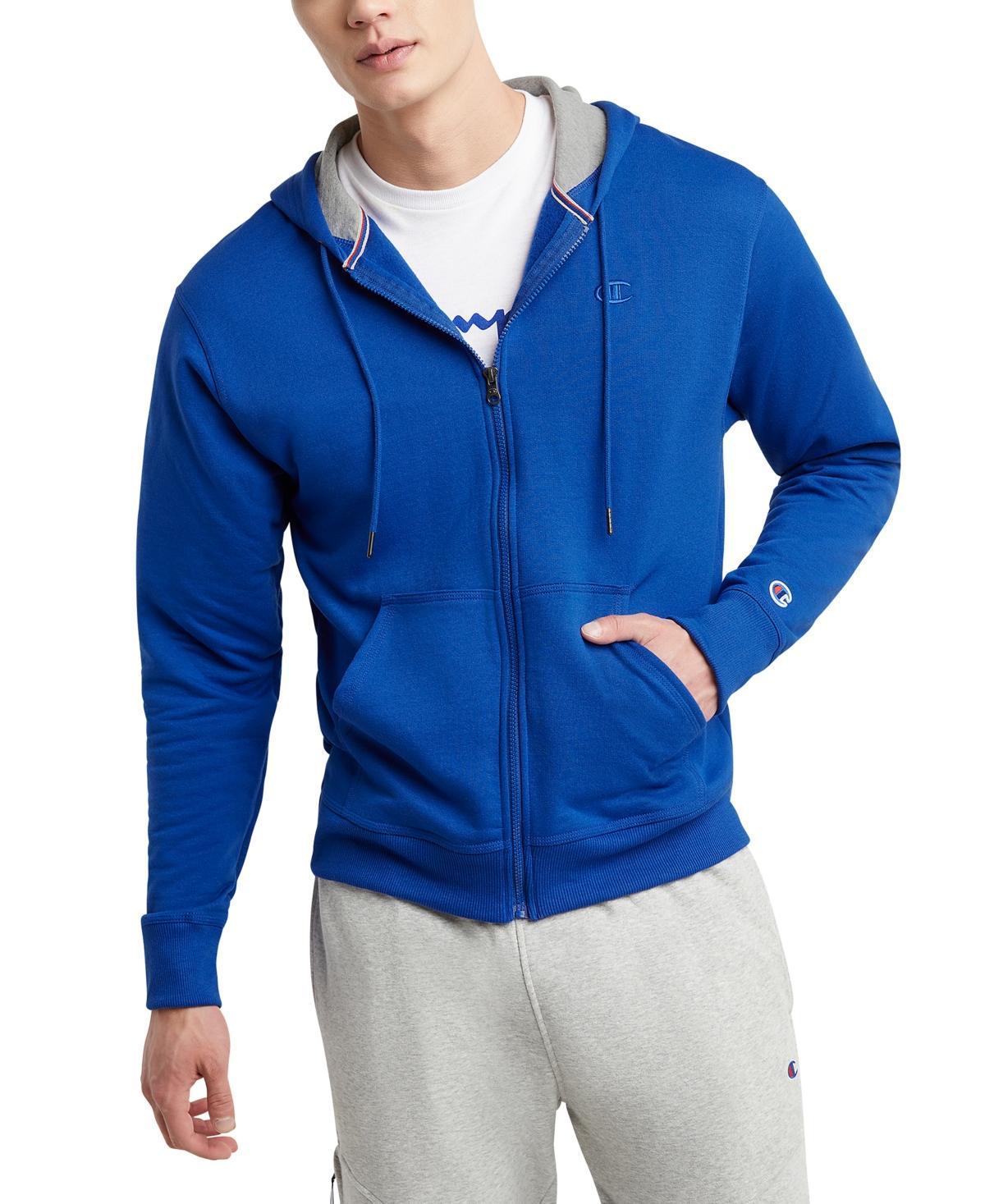 Champion Mens Powerblend Fleece Zip Hoodie Product Image