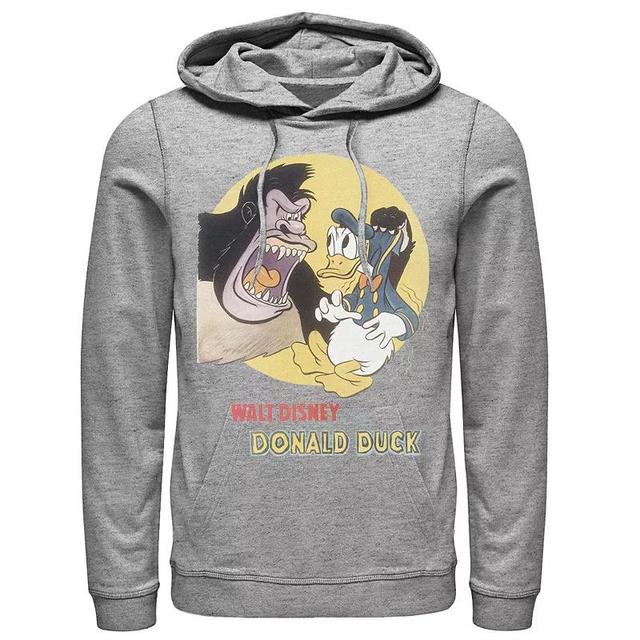 Disneys Mickey And Friends Donald Duck And The Gorilla Mens Hoodie Athletic Grey Product Image