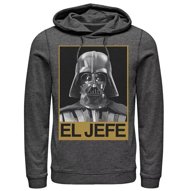 Mens Star Wars Darth Vader El Jefe Portrait Hoodie Blue Product Image