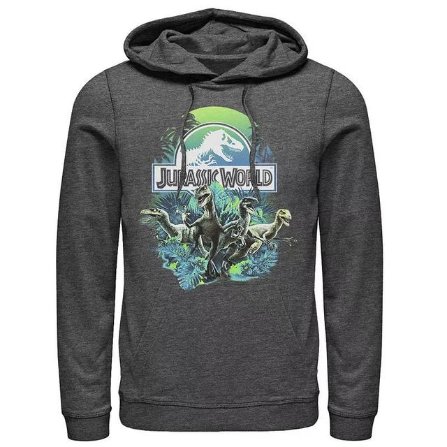 Mens Jurassic World Two Blue Dino Breach Hoodie Product Image