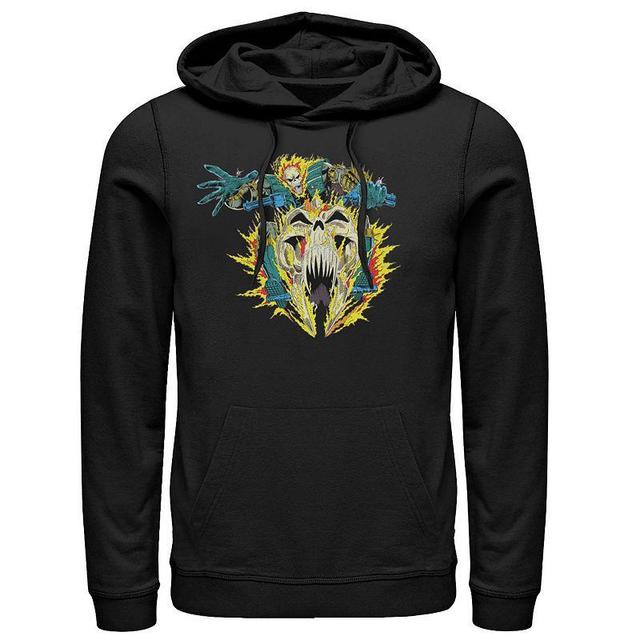 Mens Marvel Ghost Rider Action Shot Hoodie Product Image